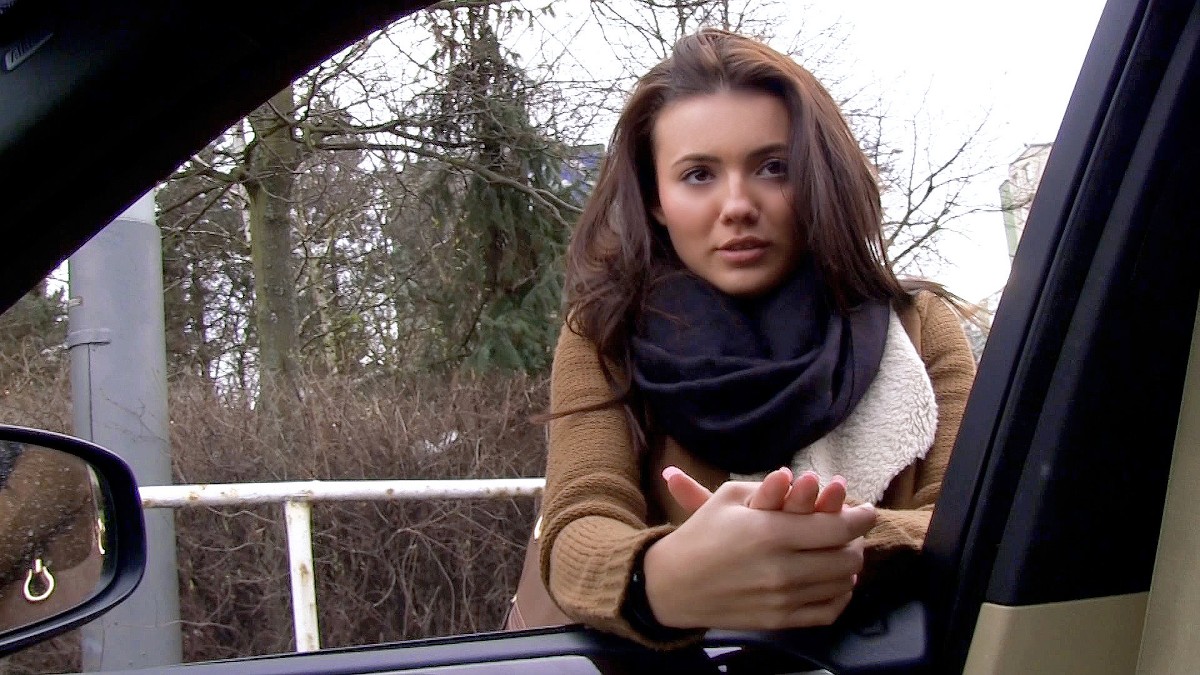 Pretty Hitchhiker Has a Nice Ass