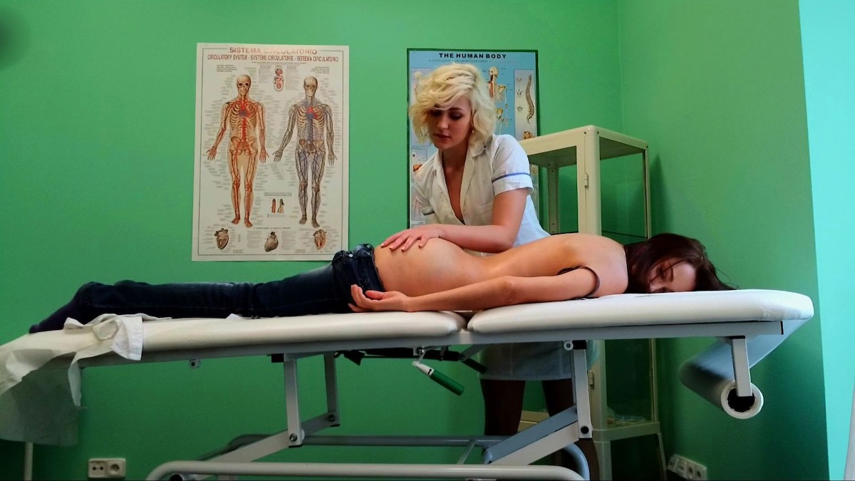 Naughty Nurse Heals Sexy Patient with Her Tongue