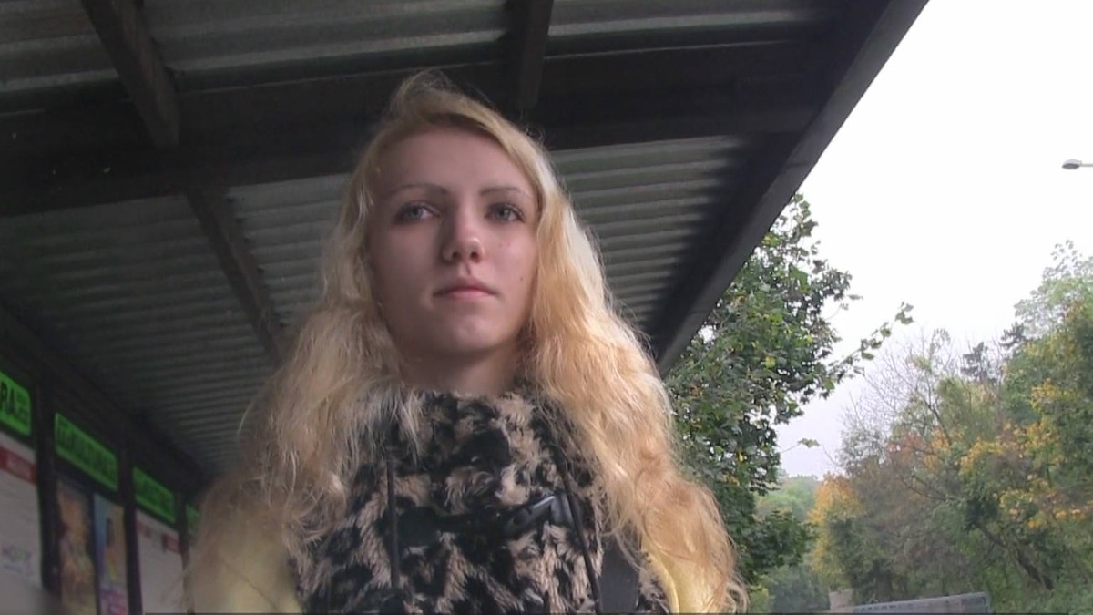 Blonde Rides Cock Instead of the Bus