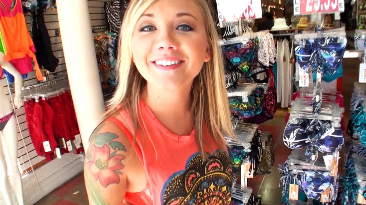 Bikini Flash and Tease