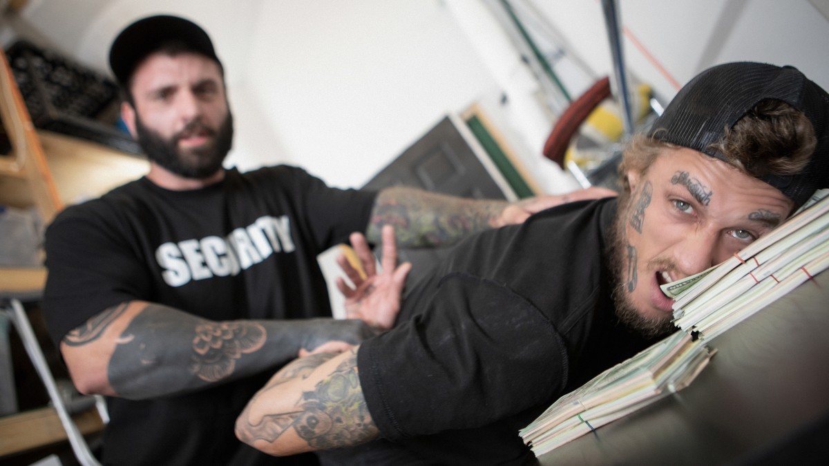 Two Burglars, One Creampie