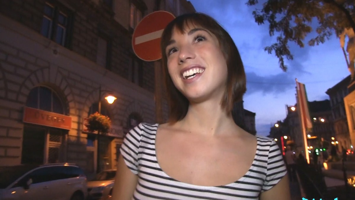 Rooftop Sex with Cute Brunette
