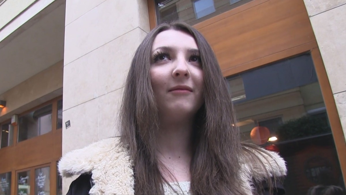 Loud Orgasm for Cute Brunette Teen