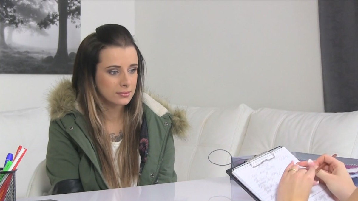 Strapon Orgasm for Tattoed Babe