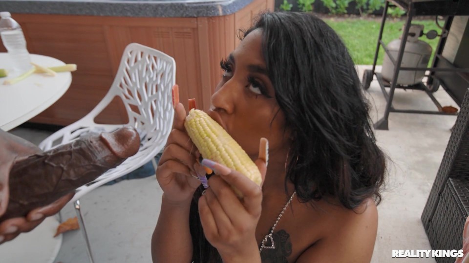 Damion Dayski and India Lordhefner: Outdoors Tattooed Big Cock Video