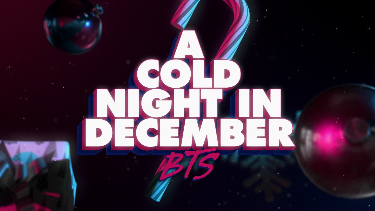 A Cold Night In December BTS Behind the Scenes Poster on digitalplayground 