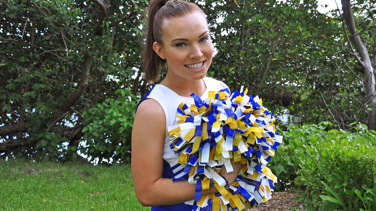 Cheerleader Teen Home Video – Scene Poster on mofos with Tiffany Bannister 
