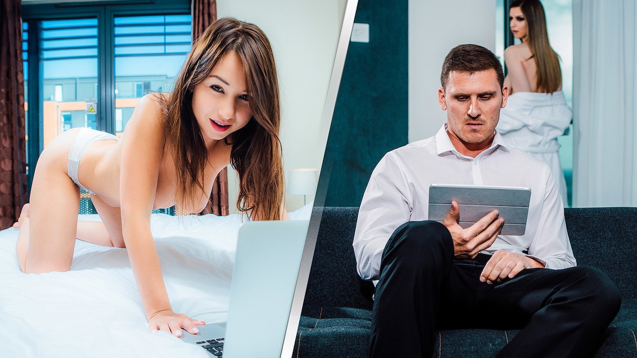 A Webcam Obsession with Stella Cox, Taylor Sands, Marc Rose in Flixxx by Digital Playground
