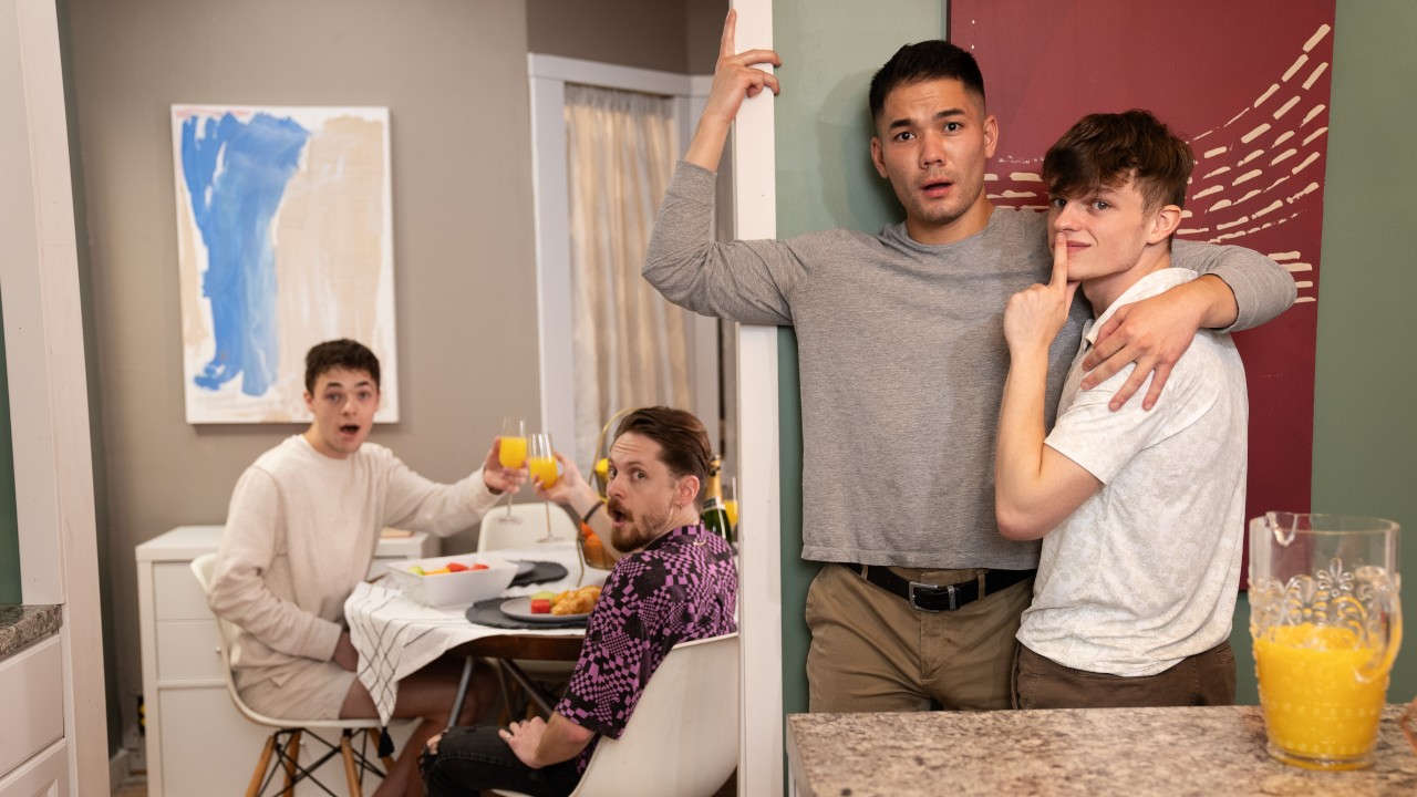 Raunchy Brunch Part 3 – Scene Poster on men with Jake Preston, Colton Reece 