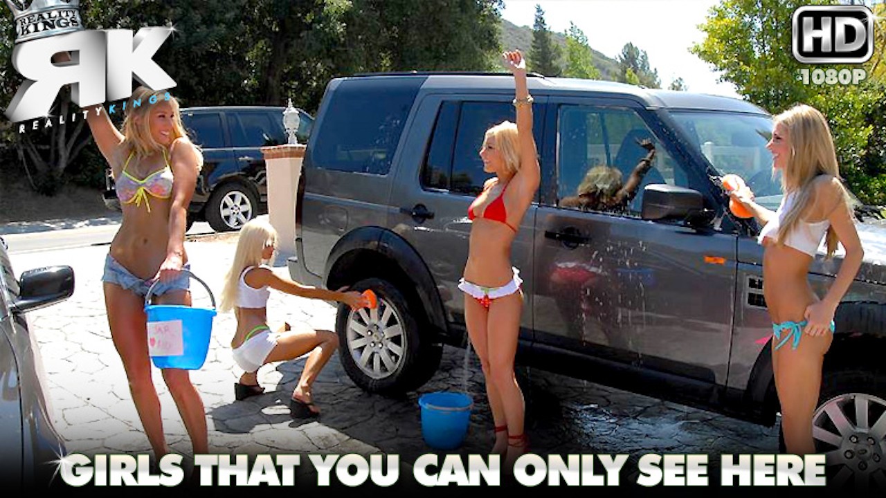 Coochie Car Wash with Sammie Rhodes, Franziska Facella, Nikki in We Live Together by Reality Kings
