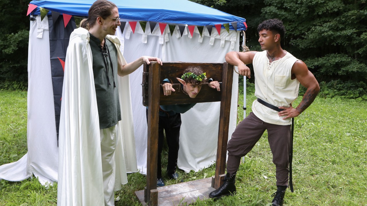 Fucked At The Renaissance Fair – Scene Poster on men with Kenzo Alvarez, Danny Fantasy 