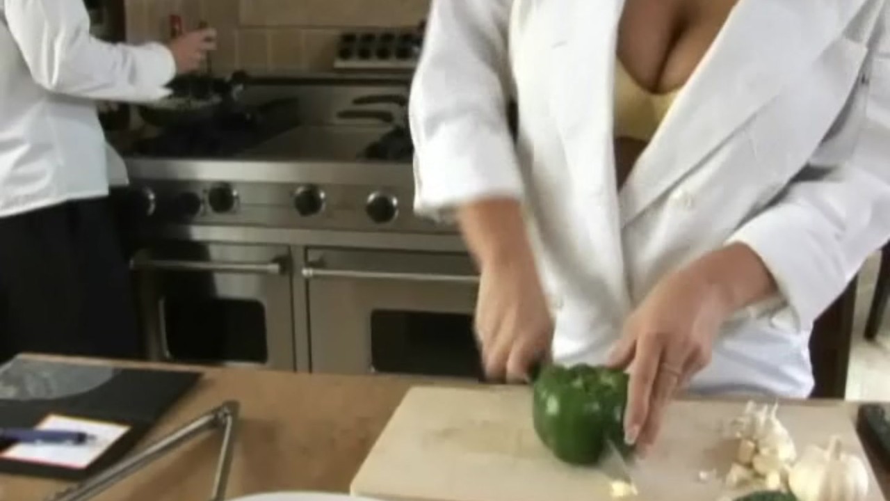 Carmella Bing and Johnny Sins in Chef's Recipe For Success episode