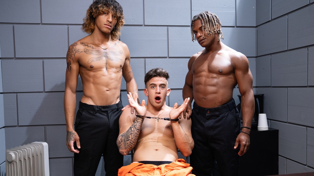 Men Adrian Hart, Trevor Brooks, Augie Ryder Hard Time, Harder Fuck