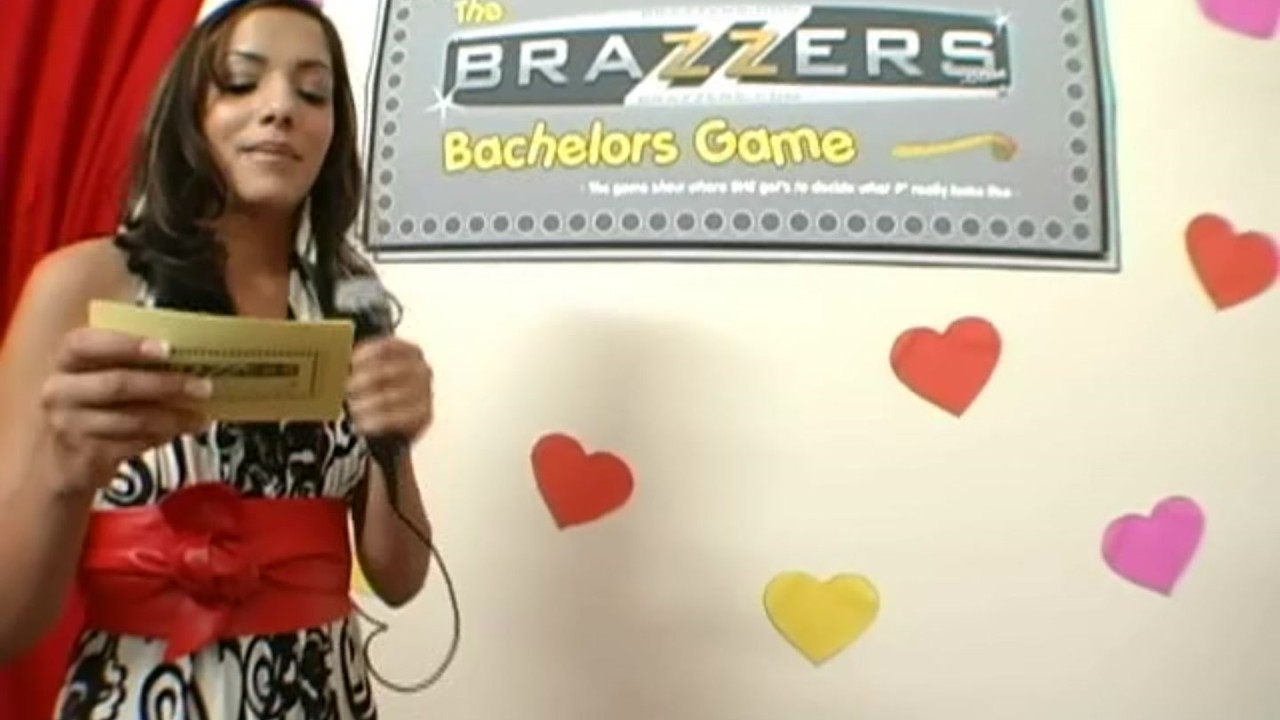 Shyla Stylez and Keiran Lee in The Brazzers Bachelor Game episode
