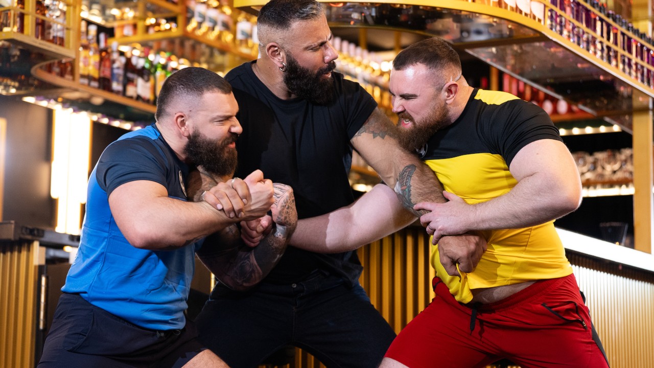 Men Alex Marte, Kinkoer, PJ Knox Bar Beef