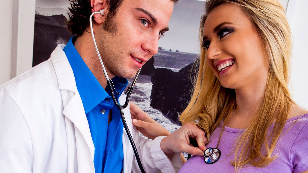 Playin' Doctor – Scene Poster on twistys with Seth Gamble, Natalia Starr 