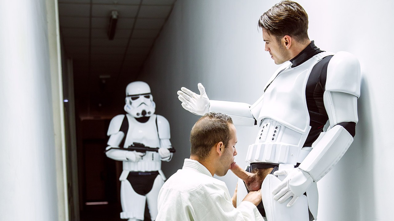 Star Wars 4 : A Gay XXX Parody - Luke Adams, Paddy O'Brian, Hector De  Silva, Troopers - MEN.COM Gay Scene