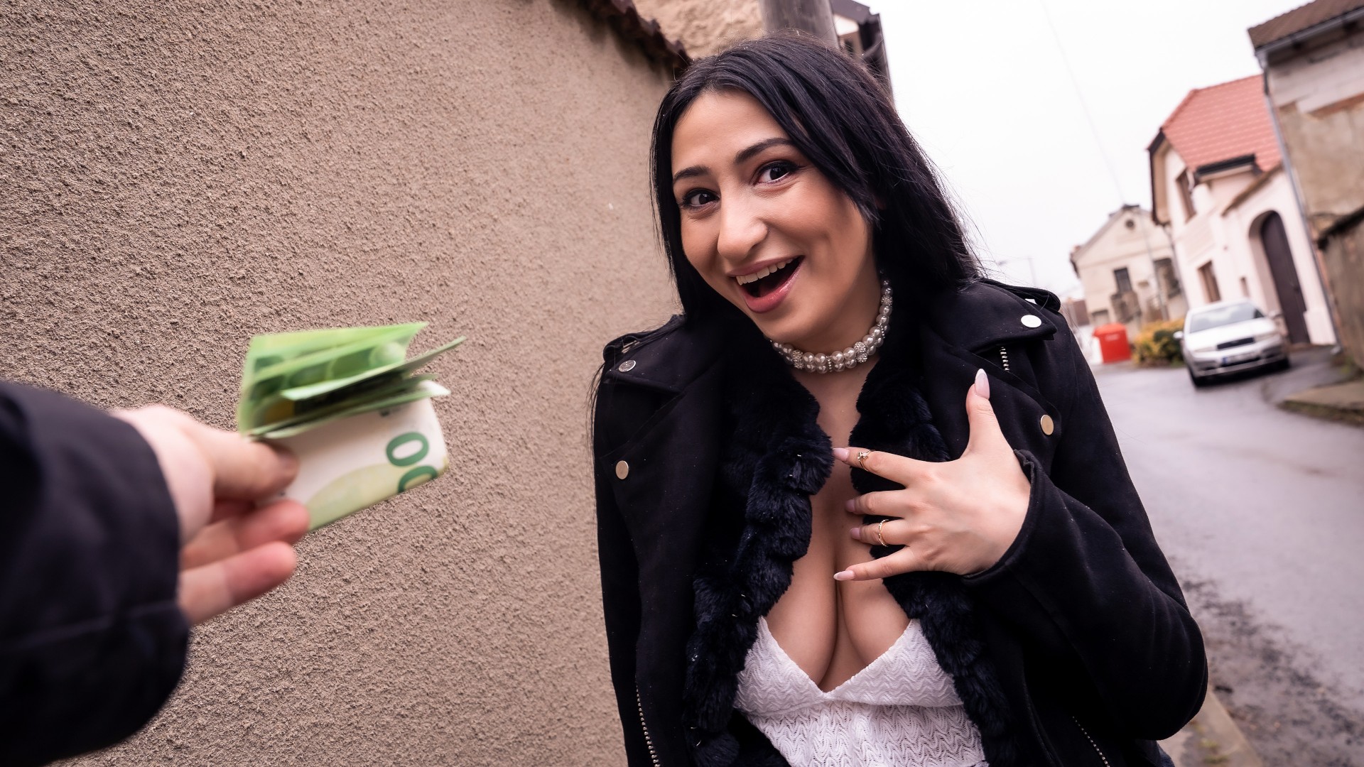 French Wonder Boobs Loves Big Cock