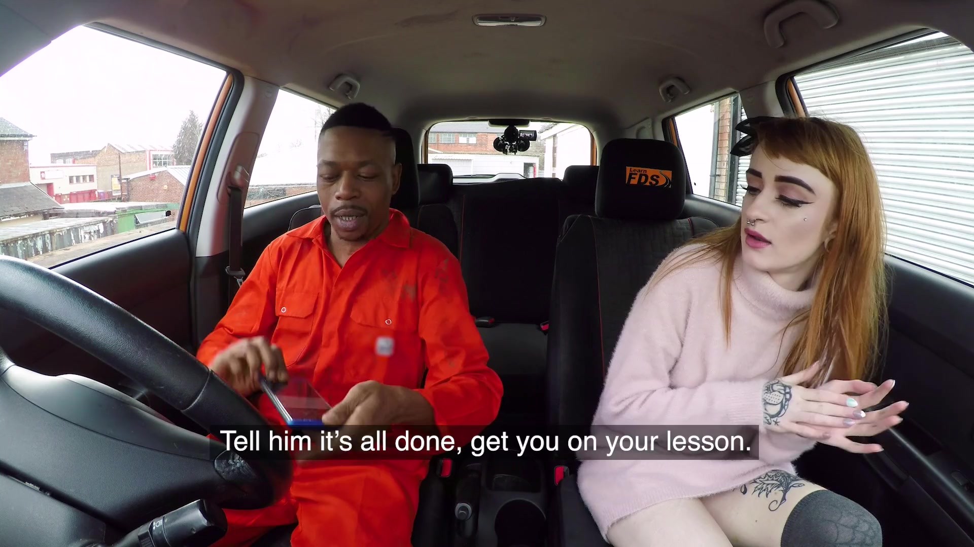Mechanic gets hands on with learner 6