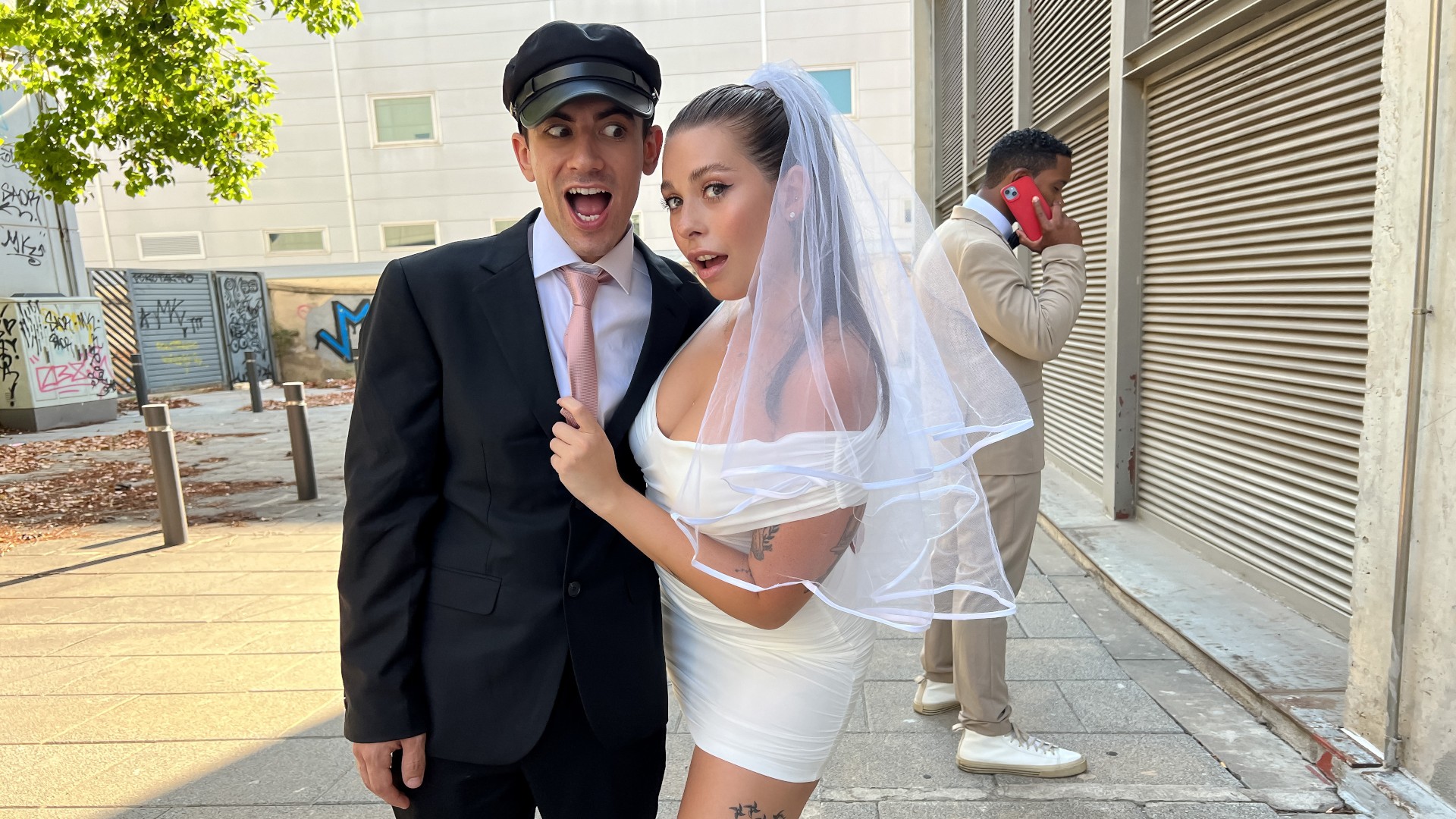 Chauffeur Fucks the Bride
