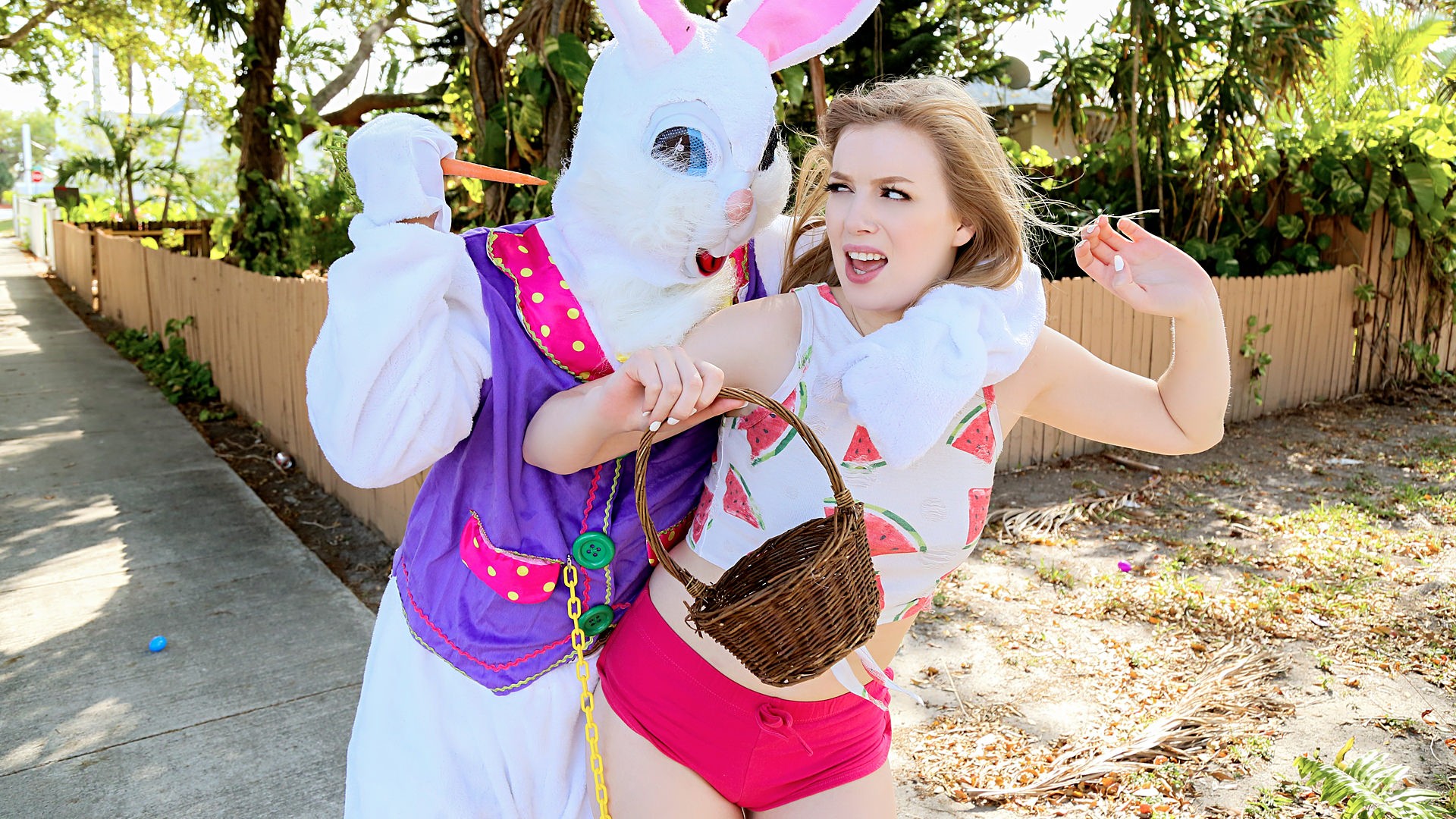 Stealing from the Easter Bunny's Basket 4