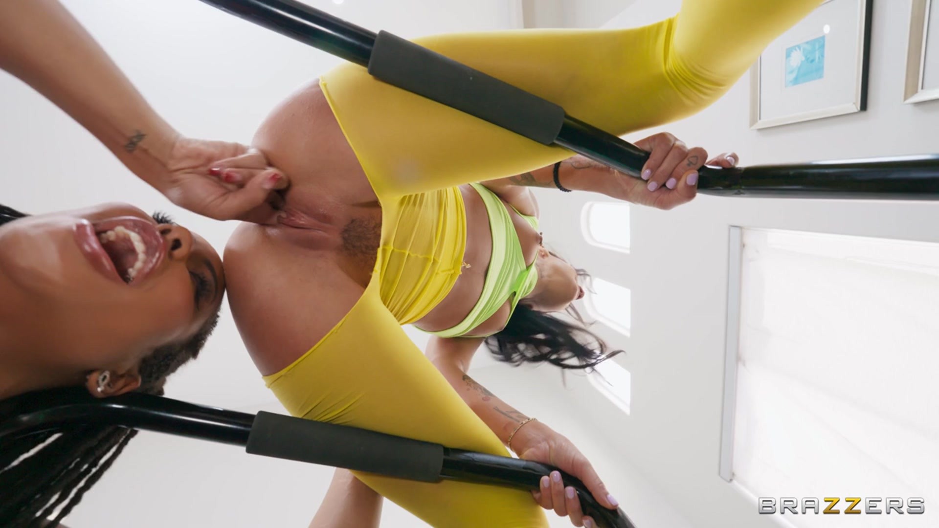 Lesbians Level Up Their Workout 4