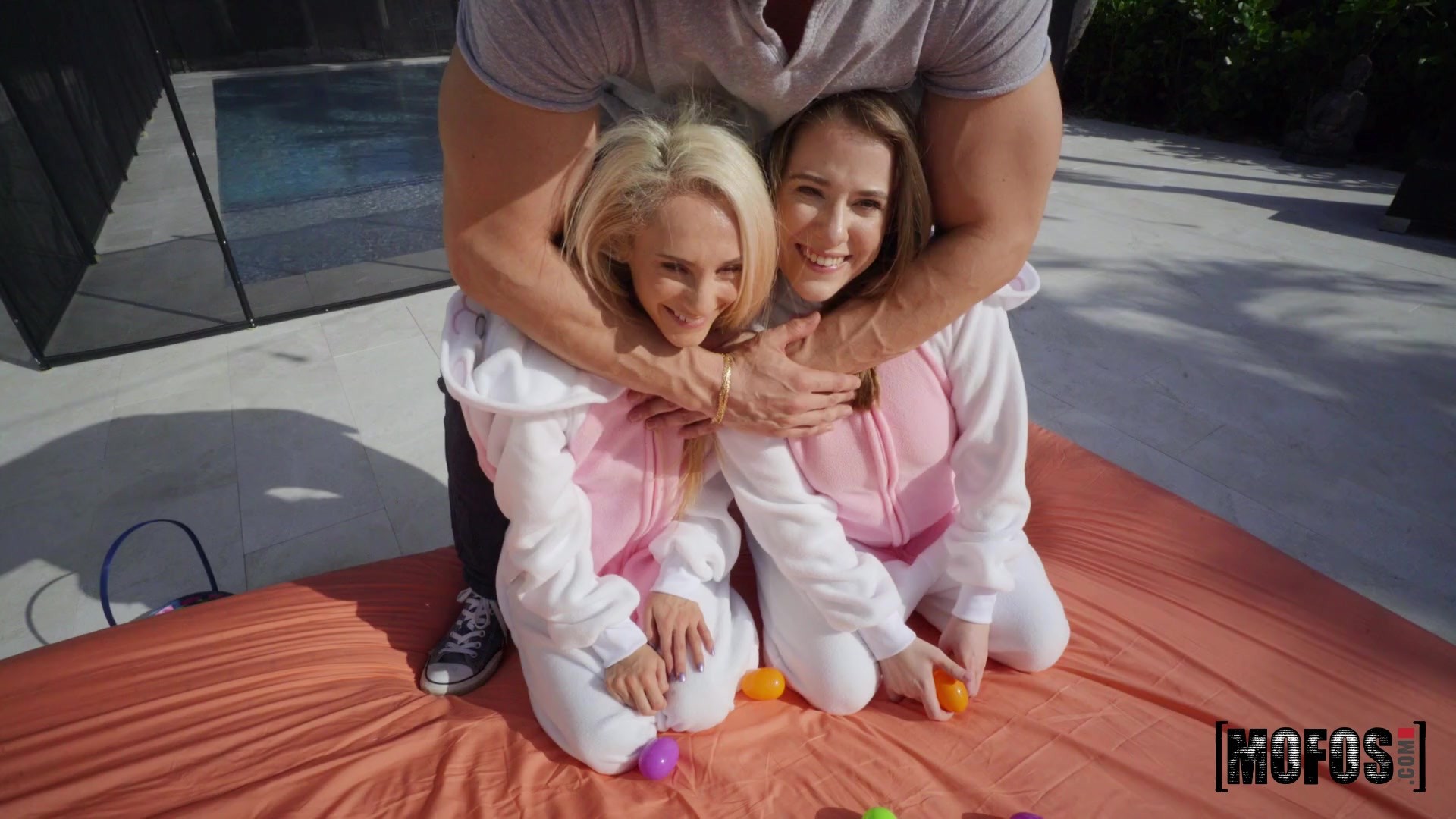 Two Bunnies, One Cock 3