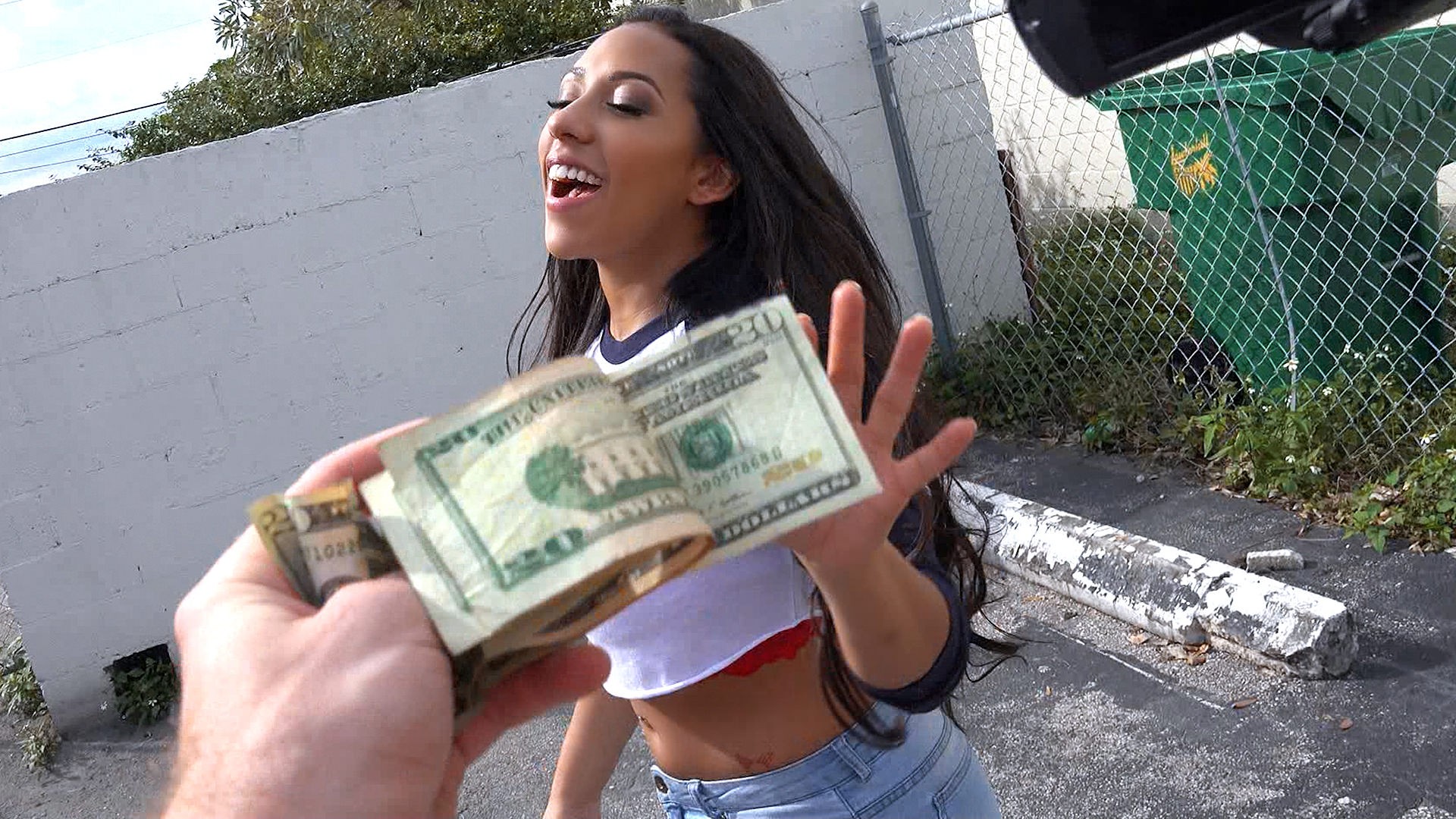 Mixed Race Hottie's Public Pick-Up