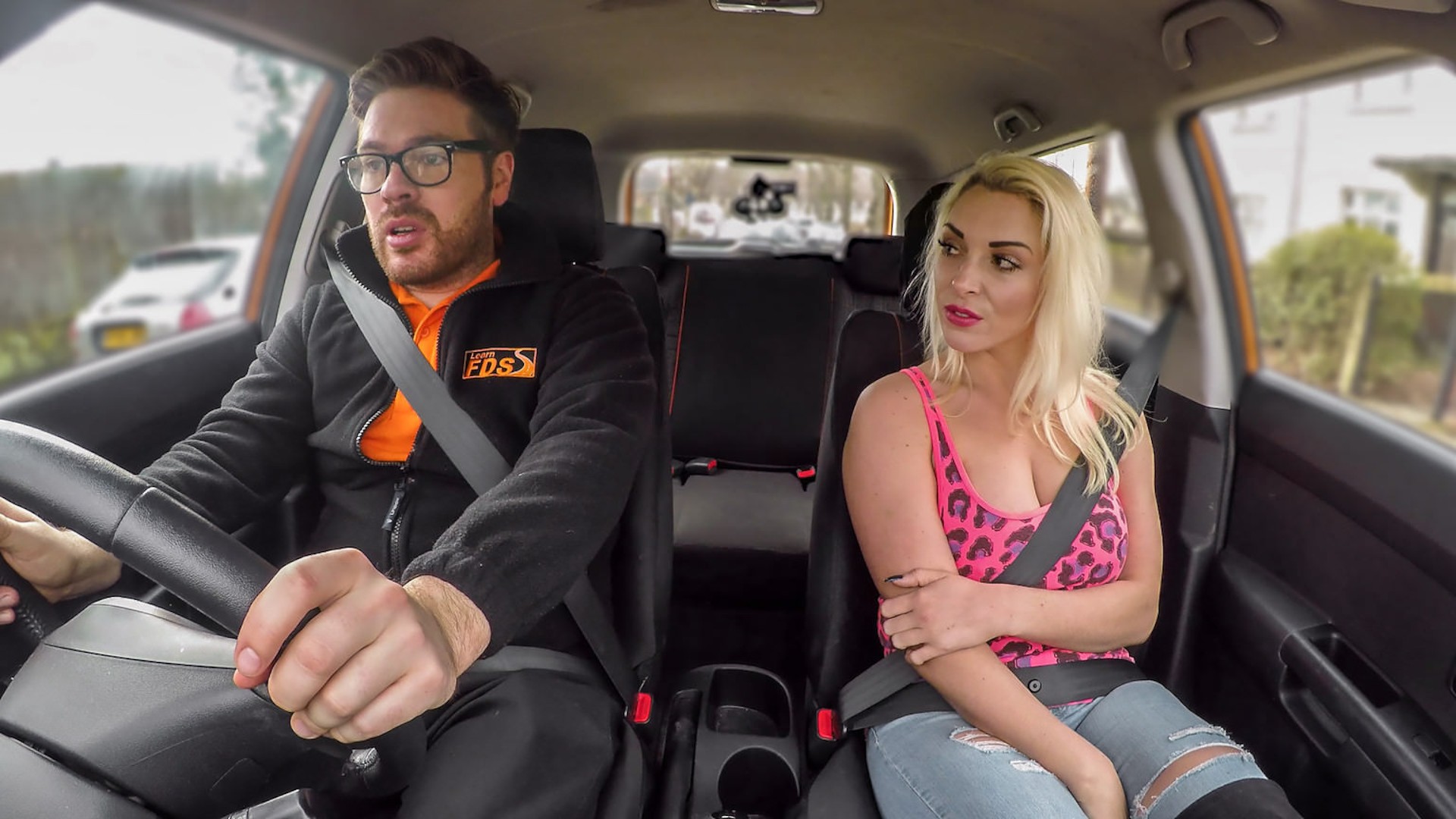 Instructor seduced by busty blonde 4