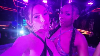 Sex In The VIP Room with Peach, Juniper Ren, Alexis Perez, Dickdealer Don in Let's Post It by MOFOS