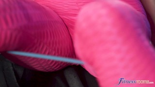 Lady Gang and Barbara Bieber and Emily Bright in Six big tits in the gym episode