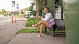 Latina Tries Czech Sausage in Public Agent series with Ariana Van X, Martin Gun by Fake Hub
