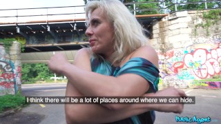 Brittany Bardot and Martin Gun in Blonde MILF Fucked in Public episode