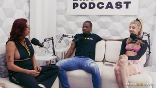 Alexis Fawx and Cheerleader Kait and Damion Dayski in The Brazzers Podcast: Episode 7 episode