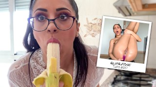 Gorgeous brunette enjoys her favorite sex toy porn video