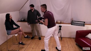 Morgan Rodriguez and Thomas J. in Photo shooting turns into sex session episode