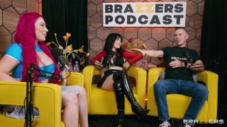 Lily Lou and Yhivi and Alex Mack in The Brazzers Podcast: Episode 18 episode