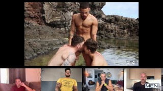 Beaux Banks and Colby Tucker and Matthew Camp in Watch With Us: Rise of the Sirens episode