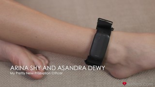 Arina Shy and Asandra Dewy in My Pretty New Probation Officer episode