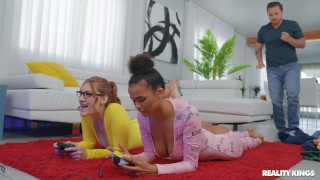 Alina Ali and Aria Kai and Kyle Mason in No Need To Fap With A Butt Flap: Part 2 episode