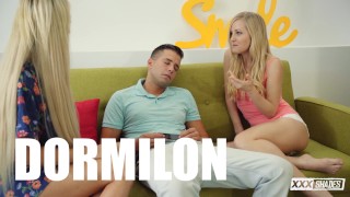 Lara Onyx and Alberto Blanco in Russian blonde cumshot after sensual fuck episode
