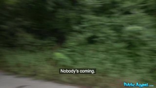 Kaisa Nord and Martin Gun in Shaven Russian Fucked Outdoors episode