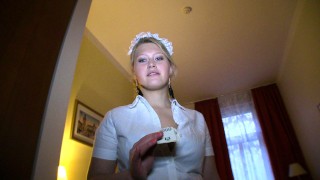 Hotel Maid Gets The Tip Of Stranger's Cock In Her Pussy in Public Agent series with Anna Hore by Fake Hub