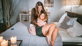 Bedroom orgasms for lesbian lovers in Lesbea series with Marry Morrgan, Amy Red by Sexy Hub