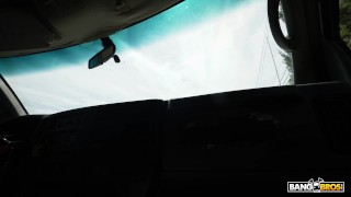 Annie Archer and Brickzilla in Nerdy Blonde Takes Big Dick episode