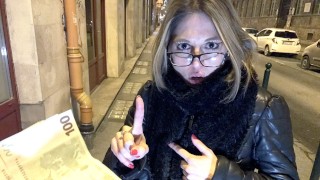 Rachel Adjani in French Tourist Fucked in Public Stairwell episode