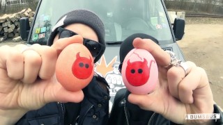 Anny Aurora and Jason Steel and Karenka in Hot bunny needs Easter eggs episode