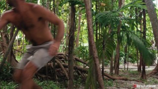 Little Dragon and Lucas Frost in A Survivor’s Paradise episode