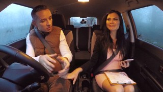 Jasmine Jae and Ryan Ryder in Banned Driver Picked Up Bad Habits episode