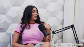 Kira Noir and Violet Myers and Alex Jones in The Brazzers Podcast: Episode 8 episode